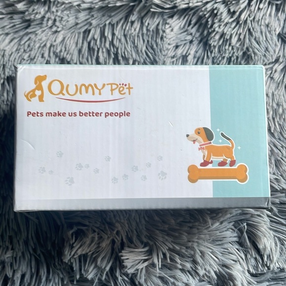 QUMY Dog Shoes Khaki Size 7 for Large Dogs - Picture 9 of 12